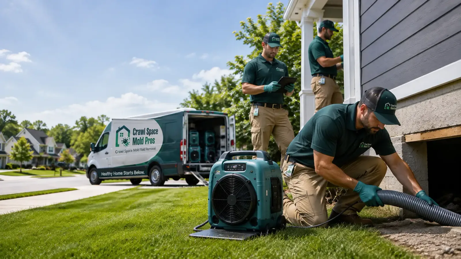 Crawl Space Mold Removal in Forestdale, MA